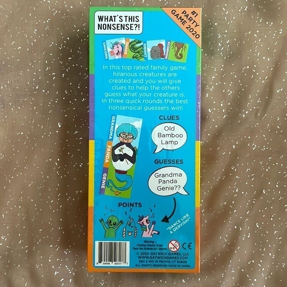 Brand New Nonsensical Creatures Gatwick Card Game Guessing Strategy Mythical - Picture 3 of 9